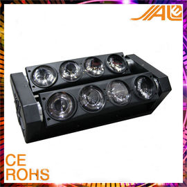 8pcs 10w Rgbw 4 in 1 ha condotto le luci del carrello del fascio del ragno per la discoteca
