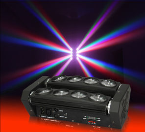 il Cree di 8pcs 10w ha condotto l'illuminazione della discoteca della fase leggera del carrello del fascio del ragno