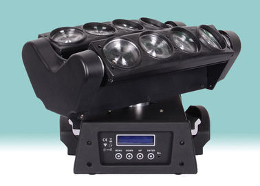 8 occhi 10w Rgbw 4 in 1 luce 14/18/42 ch Dmx 512 del carrello del LED