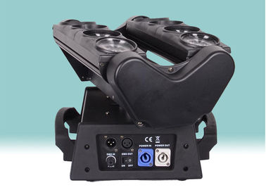 8 occhi 10w Rgbw 4 in 1 luce 14/18/42 ch Dmx 512 del carrello del LED
