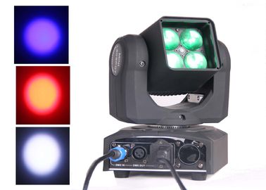 Nuovo 4pcs 10w 4in1 ha condotto le mini luci del DJ della luce dello zoom del lavaggio della luce del carrello
