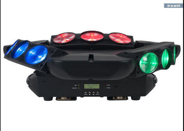 Carrello del fascio del ragno di DMX512 100w che accende un CA 110-240V 50-60HZ di 9 luci delle teste