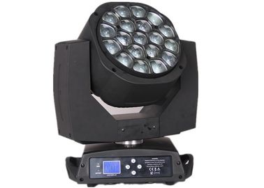 L'occhio dell'ape ha condotto la luce 19pcs 12w Rgbw di evento dello zoom del carrello 4 in1
