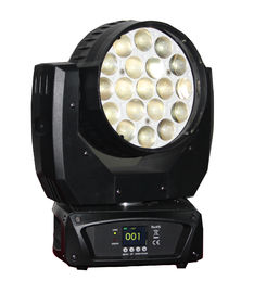540° Pan 270° Tilt 19 pz 12 W RGBW 4in1 LED Luce a testa mobile Zoom Wash Luce a testa mobile