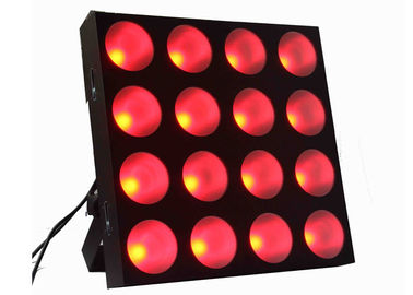 Il materiale di illuminazione più cieco principale del DJ della fase della discoteca della matrice, Dmx ha condotto le luci della fase 4 x 4 30w il Rgb 3 in 1