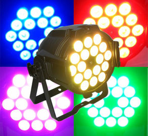 Le luci variopinte del carrello del DJ attivate suono, parità di DMX 512 LED possono illuminazione