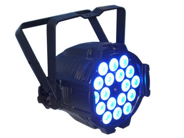 Le luci variopinte del carrello del DJ attivate suono, parità di DMX 512 LED possono illuminazione