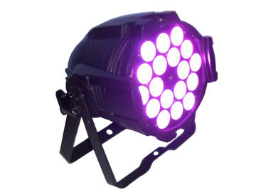 Le luci variopinte del carrello del DJ attivate suono, parità di DMX 512 LED possono illuminazione