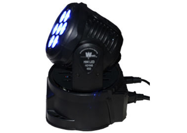 Luce leggera automatica del lavaggio del punto del fascio della discoteca del carrello LED di 7pcs RGBW mini