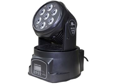 Luce leggera automatica del lavaggio del punto del fascio della discoteca del carrello LED di 7pcs RGBW mini