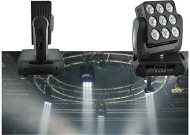 Adatti a club la mini lampada del carrello della luce 9pcs 10w Rgbw DJ del carrello del LED
