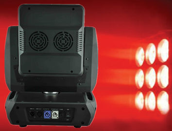 Adatti a club la mini lampada del carrello della luce 9pcs 10w Rgbw DJ del carrello del LED