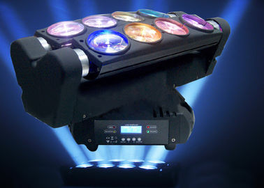 Il ragno del carrello di illuminazione del DJ del partito di discoteca accende il multi colore del Cree il LED 8x10W RGBW