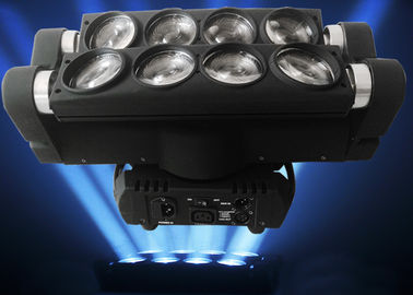 Il ragno del carrello di illuminazione del DJ del partito di discoteca accende il multi colore del Cree il LED 8x10W RGBW