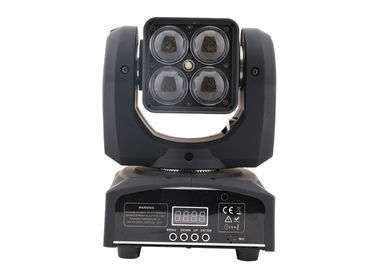 4 X 10w Rgbw 4 in 1 hanno condotto la mini luce del carrello del lavaggio per illuminazione della fase del DJ