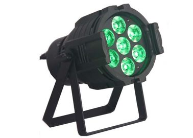 La mini 7 fase par delle luci RGBW della fase delle latte di X 10W LED accende la luce par principale 4in1