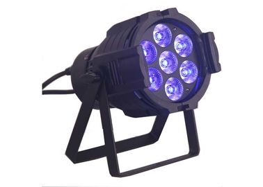 La mini 7 fase par delle luci RGBW della fase delle latte di X 10W LED accende la luce par principale 4in1