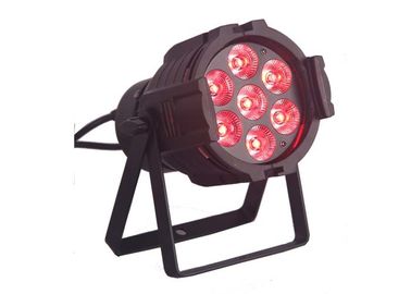 La mini 7 fase par delle luci RGBW della fase delle latte di X 10W LED accende la luce par principale 4in1