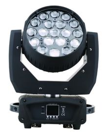 540° Pan 270° Tilt 19 pz 12 W RGBW 4in1 LED Luce a testa mobile Zoom Wash Luce a testa mobile