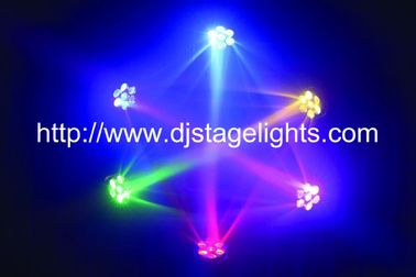 7 luci senza fili di manifestazione del raggio luminoso RGBW DMX512 LED del carrello di X15W LED