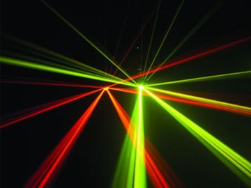 5R che esplorano lo schermo LCD del carrello del raggio luminoso si accendono per l'evento del partito