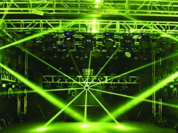 5R che esplorano lo schermo LCD del carrello del raggio luminoso si accendono per l'evento del partito
