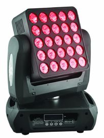 25 luce della matrice di illuminazione dei paraocchi della luce RGBW del carrello del fascio di X12 W LED