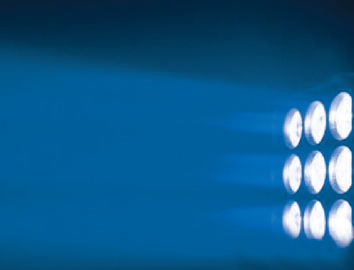 Alto Brithness 9 luci della matrice del fascio di Sharpy del lavaggio della luce del carrello di X12 W RGBW LED