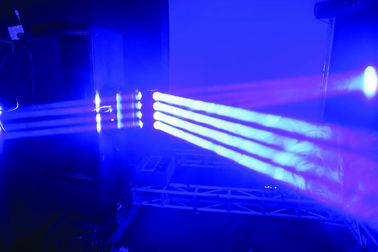16 x 15 luci RGBW 4 del DJ del carrello di W LED alle luci commoventi di 1 fase del fascio