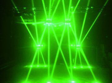 9 x 15 luce 4 del carrello di W RGBW LED in 1 effetto del fascio che attenua le luci fantasma
