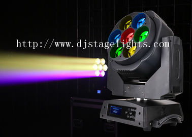 7 pezzi del carrello DJ mettono in scena le luci della decorazione con il carrello del fascio di DMX 200W LED