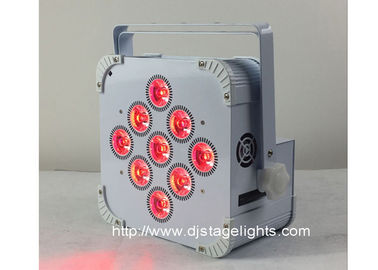 latte par senza fili di 9pcsX18w LED DMX LED, luce principale ricaricabile della fase