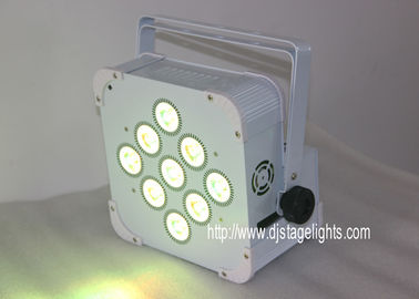 latte par senza fili di 9pcsX18w LED DMX LED, luce principale ricaricabile della fase