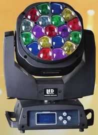 Rotazione della luce del carrello di Rgbw 19 *1 5W LED con il grado di angoli 4 - 60 dello zoom