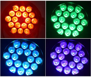 La fase par principale all'aperto a colori si accende con controllo di voce DMX512/automotore