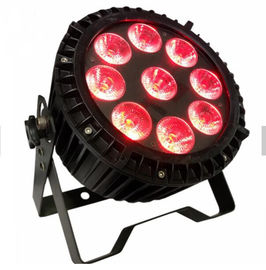 DMX512 RGBWA 9pcs * luminosità LED del lavaggio par all'aperto di 12w alta