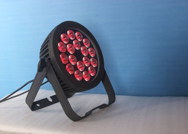 18 pc 6 alle luci delle latte di 1 di RGBW LED parità della fase con alloggio fuso sotto pressione alluminio