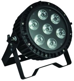 La parità professionale della fase LED può luci, parità piana di 7pcs 12W il RGB LED