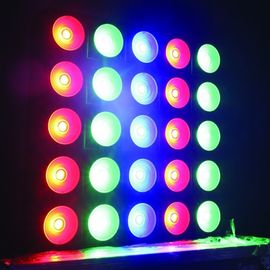 Luce principale della fase della discoteca della matrice dei paraocchi del lavaggio per nozze della fase 25pcs x 30W
