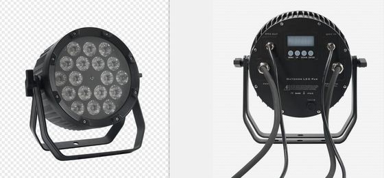 18pcs 12W IP65 Acque resistenti esterni LED Par per eventi RGBWA UV 6in1
