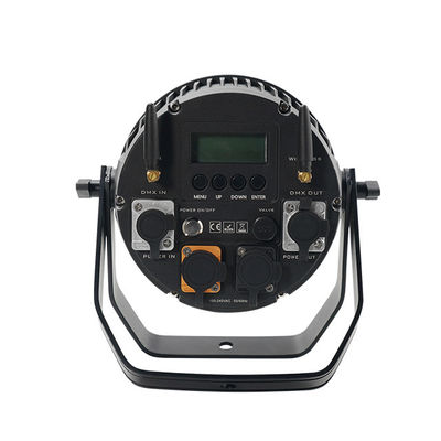 6pcs LED Par Batteria Luce LCD Screen Acqua resistente Batteria IRC Par luce telecomando