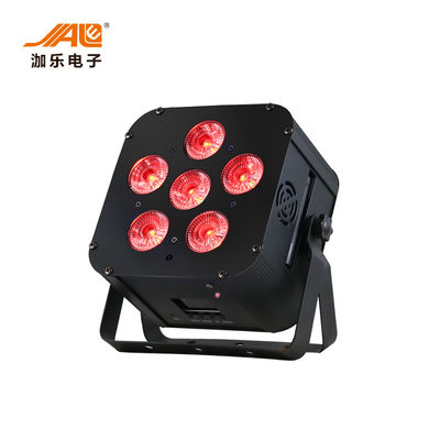 Batteria 6x18w Rgbwa 6 uv di Wifi in latte par senza fili di 1 LED per nozze