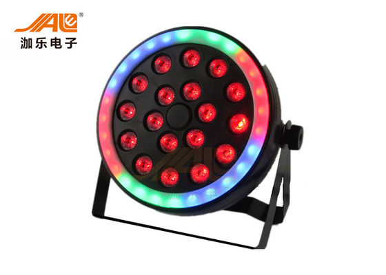 il canale 8 fase del DJ da 18 watt accende il RGB 3 in 1 parità piana del LED