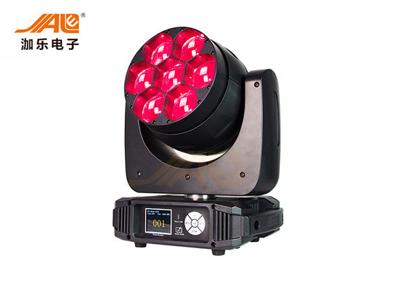 Lavaggio 7x40w LED Zoom Moving Light Lavaggio ad alta potenza Moving Head Light