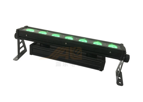 7pcs 30w 4in1 pixel dot control impermeabile wash bar IP65 ogni LED controllo individuale