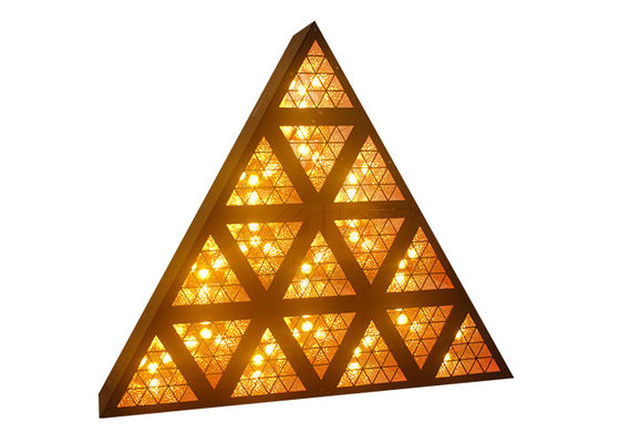 IP20 luci della fase del DJ di effetto di fondo di evento del triangolo 16x30W RGB