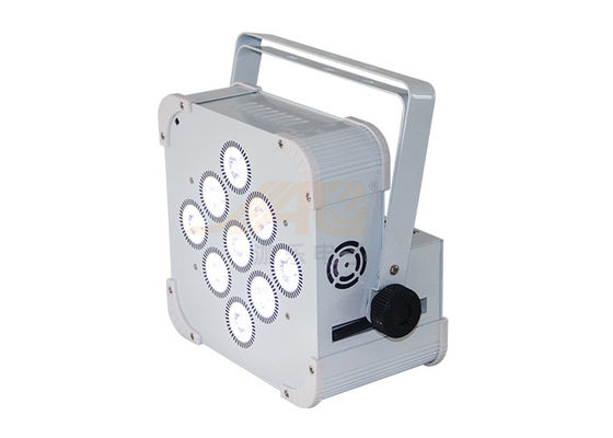 luce leggera par senza fili della batteria di Tri colore LED di alta luminosità di 9*6w DMX