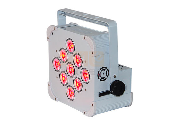 luce leggera par senza fili della batteria di Tri colore LED di alta luminosità di 9*6w DMX