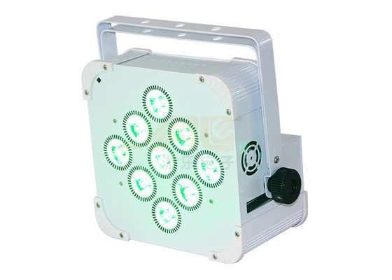 luce leggera par senza fili della batteria di Tri colore LED di alta luminosità di 9*6w DMX
