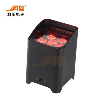 6PCS RGBWAUV 6 in 1 luce par del IRC del LED della batteria par senza fili delle latte